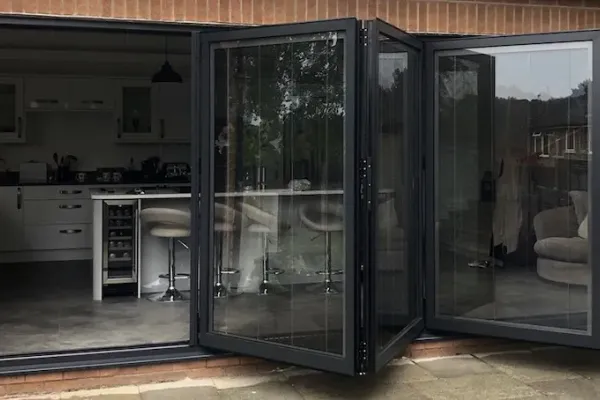 Commercial and residential applications for bi-folding doors