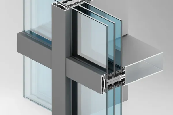 ALT F50 curtain wall system for commercial facades in Atlanta, GA