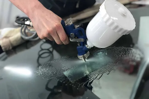 The windshield repair process